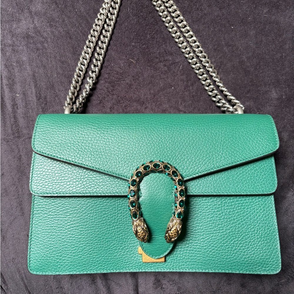 Gucci Dionysus Leather Shoulder Bag,